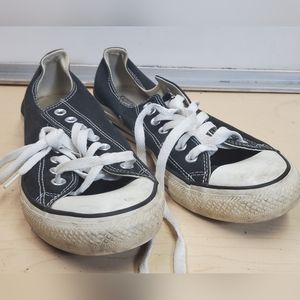 Converse All Star Mens Black Shoes Size 9.